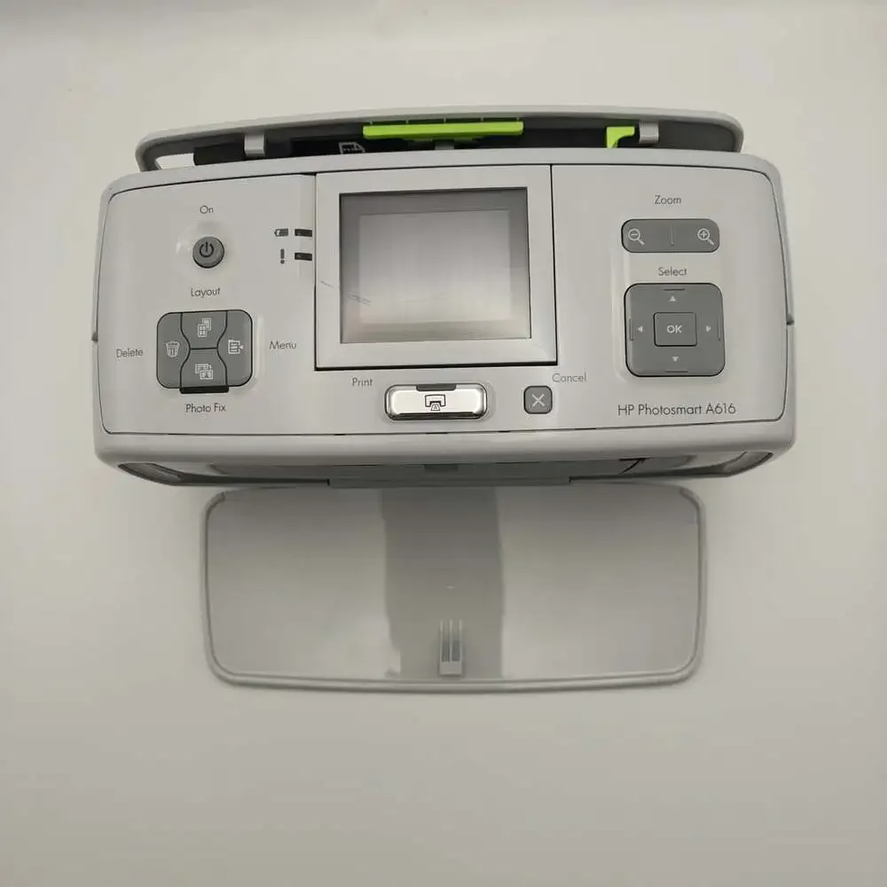 HP Photosmart A616 Compact Photo Printer Portable Travel Digital Cord Included